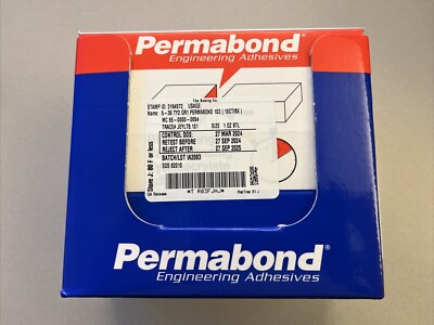PERMABOND 102 Glue General Purpose High Strength Adhesive Pack Of 10 1 Oz.Tubes
