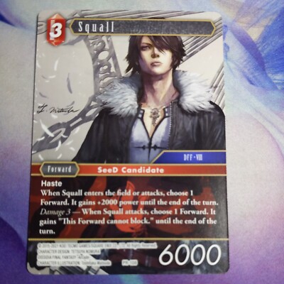 FFTCG スコール PR-108 プロモカード Final Fantasy TCG Promo Squall PR-108 | eBay