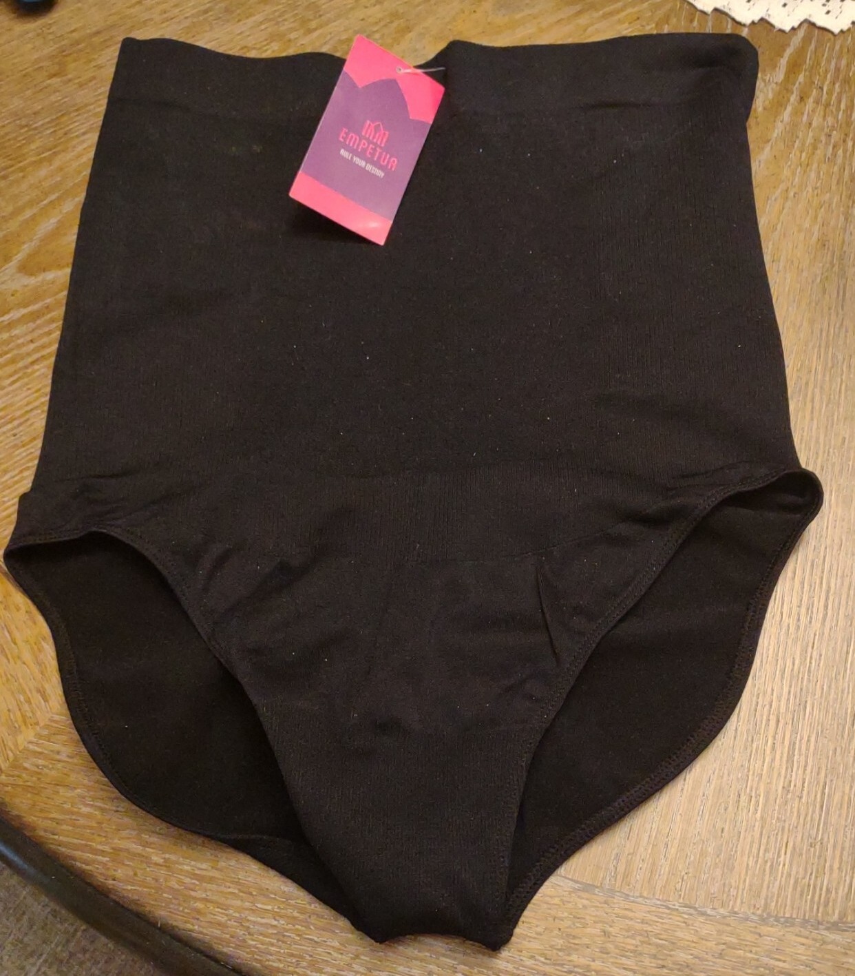Empetua All Day Every Day High Waisted Shaper Panty Black Size XL XXL