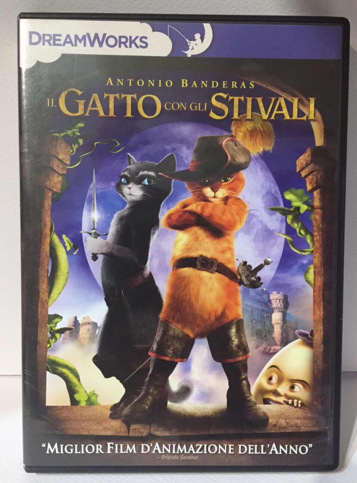 IL Gatto Con Gli Stivali DVD Film Animazione Antonio Banderas Come Foto - Shrek