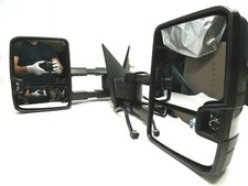 Generic Chevy Silverado 2007-2014 Towing Mirrors Smoked Led Lights Power Heated Generic Chevy Silverado 2007-2014 Towing Mirrors Smoked Led Lights Power Heated