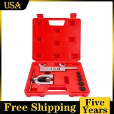For Double Flaring Brake Line Tool Kit Tubing Car Truck Tool w/ Mini Pipe Cutter