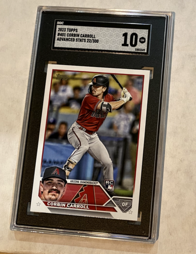 ゲームセンター・ゲームカード 2023 TOPPS Luminaries MLB Corbin Carroll 2023 TOPPS SERIES 2 CORBIN CARROLL 022/300 RC ADVANCED STATS