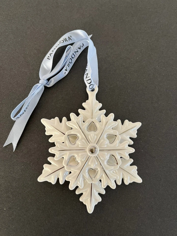 Pandora 2015 Christmas Holiday Ornament Snowflake 4" Limited Edition - Image 2 of 4