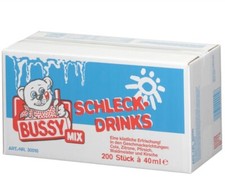 Bussy Wassereis 200 x 40ml Schleck-Drinks Bussy Mix