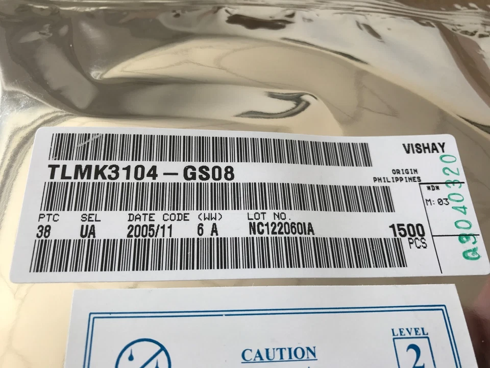 TLMK3104-GS08, LED super Rot, PLCC2,628nm,120°,10mA, 2,3V,-2,7V,VISHAY 100 Stück - Bild 4 von 4