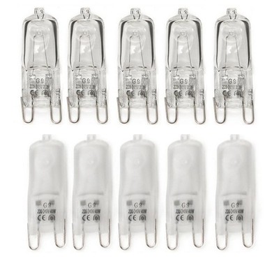 G9 Halogen Leuchtmittel, G9 Halogenlampen, 40W 230V Glühbirnen, Warmweiß 2700...