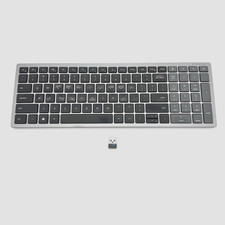 Genuine Dell Pro Plus Wireless Slim Keyboard w/ USB Dongle Multi Device KB7120Wc