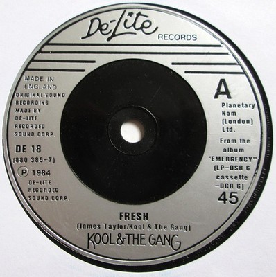 Kool & The Gang - 7'' UK 45 -  Fresh - 1984 - De Lite - DE 18 - VG/M