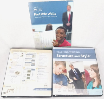 IEW Teaching Writing Structure and Style Student Resource Packets Portable Walls