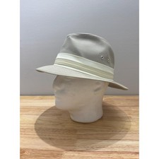 Vintage Medium Size Water Repellent Fedora Made in USA