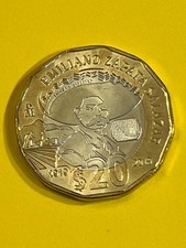 MEXICO 2019 20 PESOS EMILIANO ZAPATA FREE SHIPPING