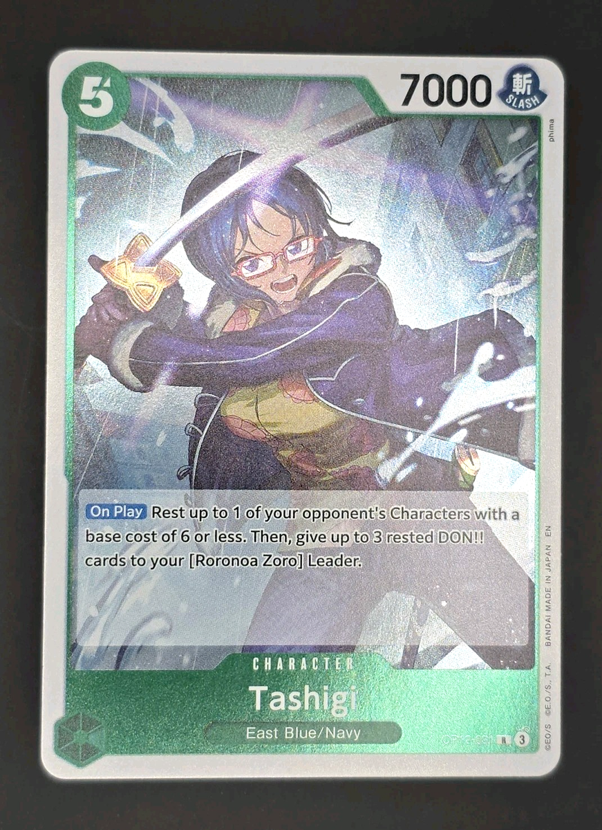 Tashigi OP12-031 Legacy of the Master Foil One Piece CCG TCG Card