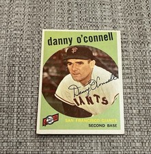 1959 Topps #87 - Danny O'Connell - San Francisco Giants - EX+ - Free Shipping~