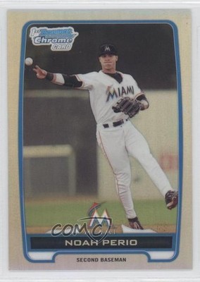 2012 Bowman Chrome Prospects Refractor 484/500 Noah Perio #BCP6 1d0