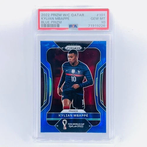 Kylian Mbapp 2022 Panini Prizm Kylian Mbapp #101 Blue