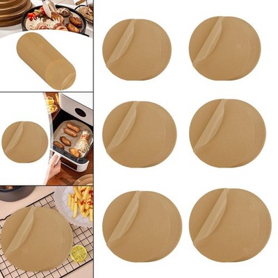 100 Stück Backpapier Rund Backpapier Küchen Einweg Pergamentpapier Antihaft
