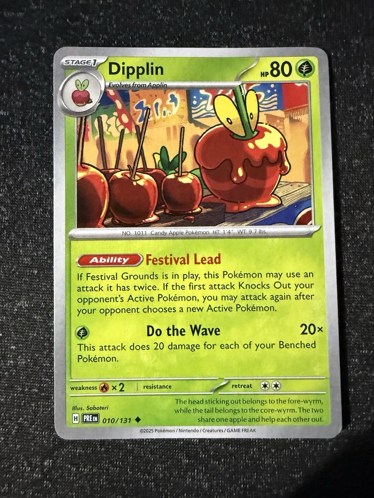 Dipplin 010/131- Prismatic Evolutions- Regular Uncommon- NM/M