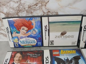 Nintendo DS Lite Handheld System (Onyx Black) w/ Lot of Games 