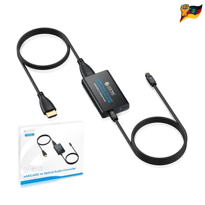 eSynic HDMI eARC zu Optical Audio-Extraktor 192 kHz 5.0