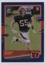 2020 Panini Donruss Optic Rookies Purple Prizm 48/50 Logan Wilson #143 0l8y