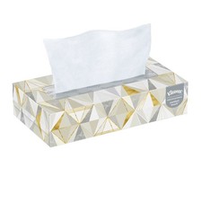 Kleenex 2-Ply Facial Tissue Flat Box 125 Count 48 Packs 6000 Total