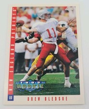 1993 Score Drew Bledsoe #308 Rookie New England Patriots Football Card. rookie card picture