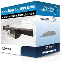 Imiola HAK-POL AnhäNgekupplung Starr Passend für Opel Movano 1998-10.2003 Neu
