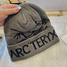 Arc'teryx Bird Head Toque Beanie Hat Gray Orca Merino Wool Warm Winter Cap - NWT