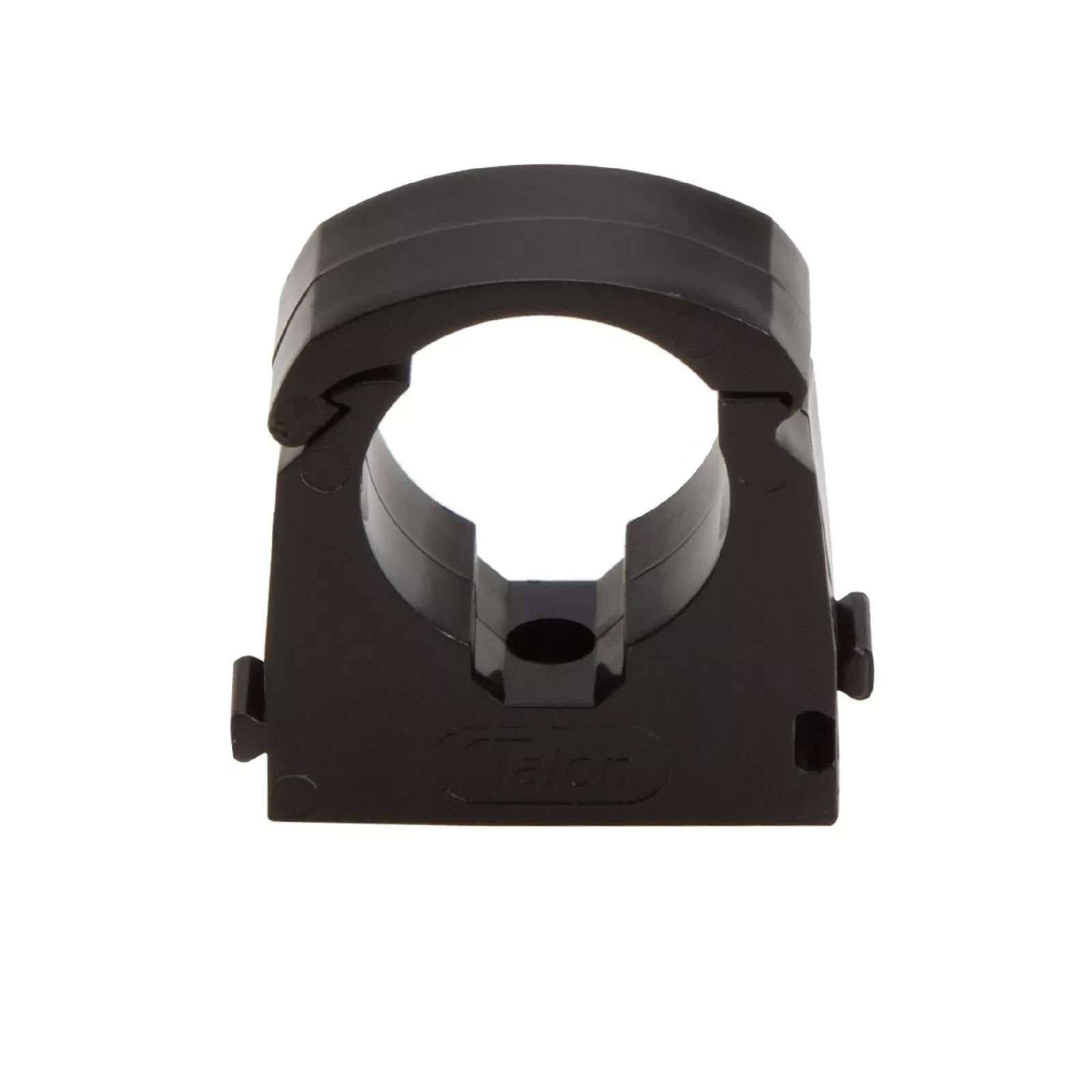50 x Talon 28mm Single Hinged Pipe Clip Black - PACK OF 50 - TSB28