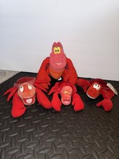 Sebastian Plush Lot The Little Mermaid Plush Some Vintage 4
