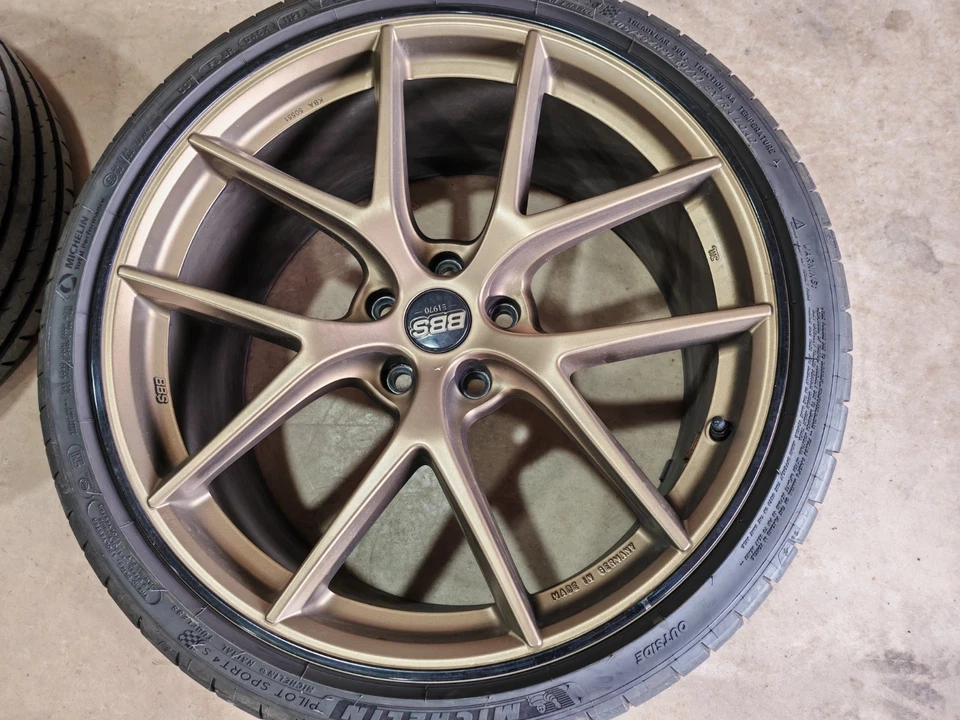 BBS CI-R Bronze 20 inch Alloy Wheels with Audi R8 gen 1 fitment with Pilot 4s - Image 2 of 4