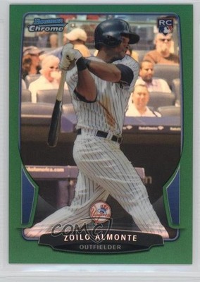 2013 Bowman Draft Chrome Green Refractor 29/75 Zoilo Almonte #9 Rookie RC 0o9