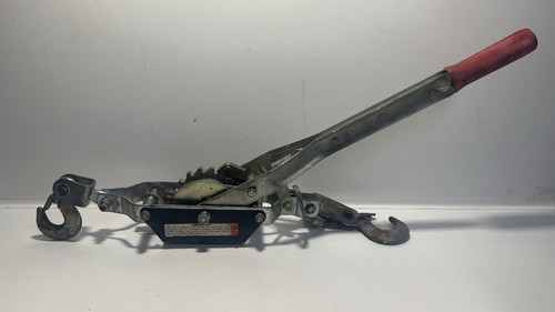 2-Ton Hand Cable Puller Come-Along Winch Hoist w/ Dual Hooks – Taiwan Made