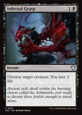 MTG Infernal Grasp (216/505) Secrets of Strixhaven Commander NM