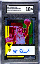 SGC 10: 2020-21 PANINI FLUX ANTHONY EDWARDS ROOKIE AUTOGRAPHS INFLUX