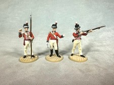 W Britains 54mm NAPOLEONIC ROYAL MARINES BRM 41121 3 figure set RARE NO BOX