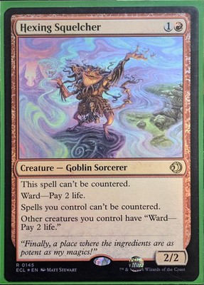 x1 MTG Hexing Squelcher Lorwyn Eclipsed Foil Card 0145