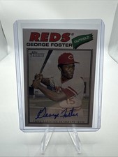 2022 Topps Heritage Real One Autographs George Foster Auto Cincinnati Reds