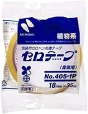 Nichiban Packaging Cellophane Adhesive Tape Industrial Grade , No. 405-1P,