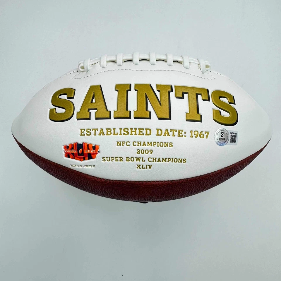 Autographed/Signed Alvin Kamara New Orleans Saints FS Football Beckett BAS COA - Image 2 of 2