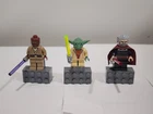 Lego Star Wars Minifigure Magnet Set 852555 Yoda, Count Dooku, Mace Windu