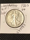 1920-S Liberty Walking Half Dollar  G+  **Polished Cleaning**