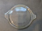 Vintage Pyrex Round 13-470-C Clear Glass Lid  Replacement Tab Handles