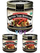 3 Packs Better Than Bouillon Organic Roasted Beef Base Bouillon 21 oz Each Pack