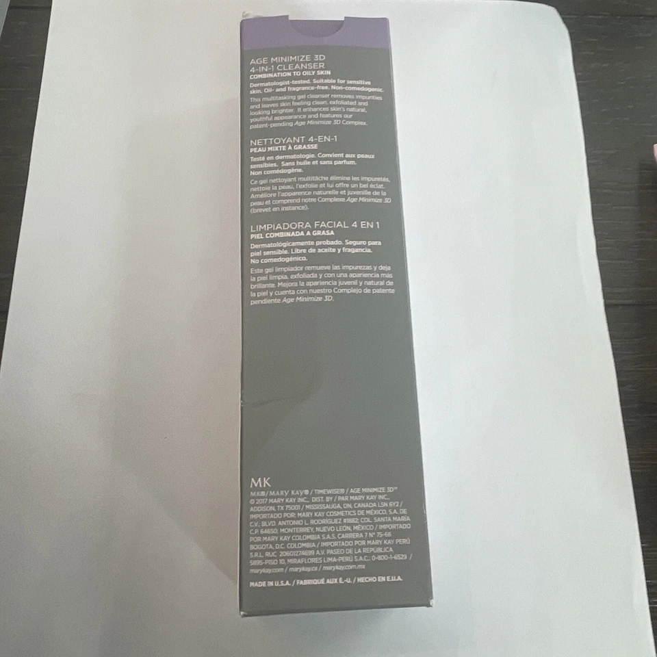 Combo limpiador Mary Kay Timewise Age Minimize 3D 4 en 1 - piel grasa 4,5 oz 127 g Foto 2 de 4