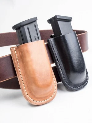 OUTBAGS USA Sig P365 | Full Grain Leather Magazine Pouch - IWB & OWB Carry