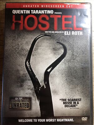 Hostel (DVD, 2006, Unrated Edition) Widescreen, Quentin Tarantino