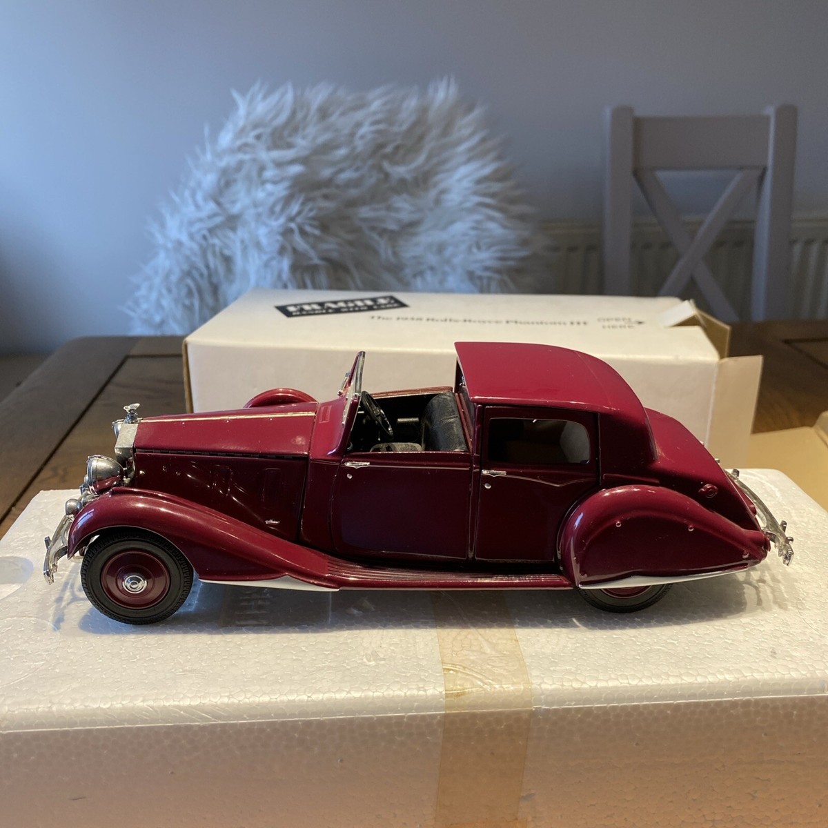 Danbury Mint 1:24 1938 Rolls Royce Phantom III Sedanca DE Ville Exc Boxed w COA | #458951332