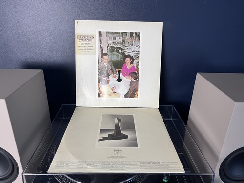 Led Zeppelin Presence Netherlands 1976 Embossed Sleeve Vinyl Ex/VG+ - Picture 12 of 16